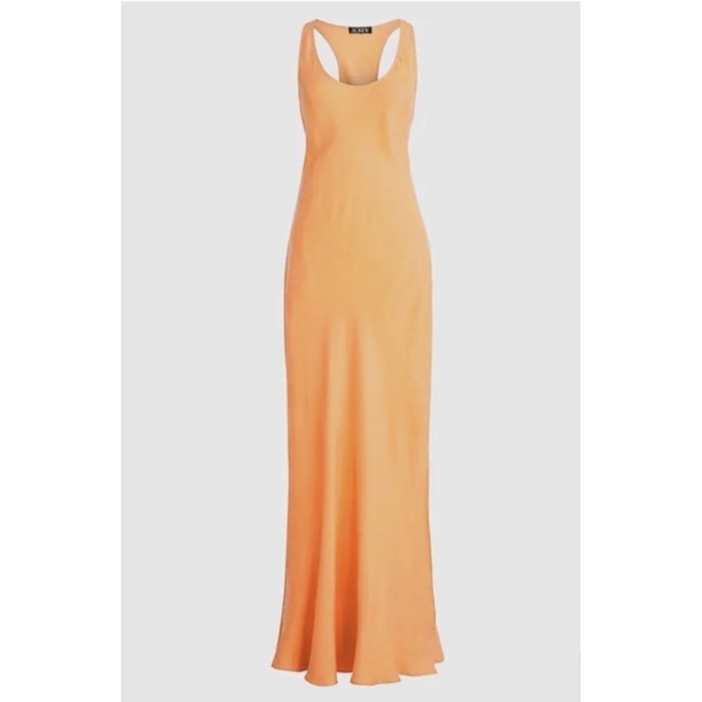 J.Crew 'Alicia' Cupro-Blend Racerback Dress in Coastal Sunset Sz 10